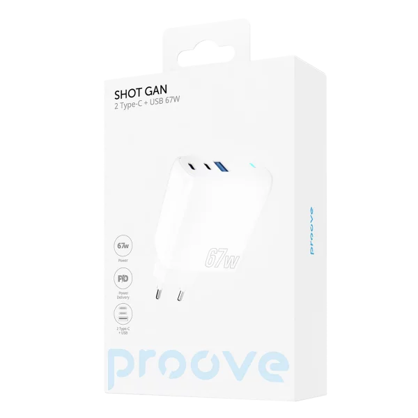 Proove Shot GaN 67W (2Type-C + USB) - Photo 4